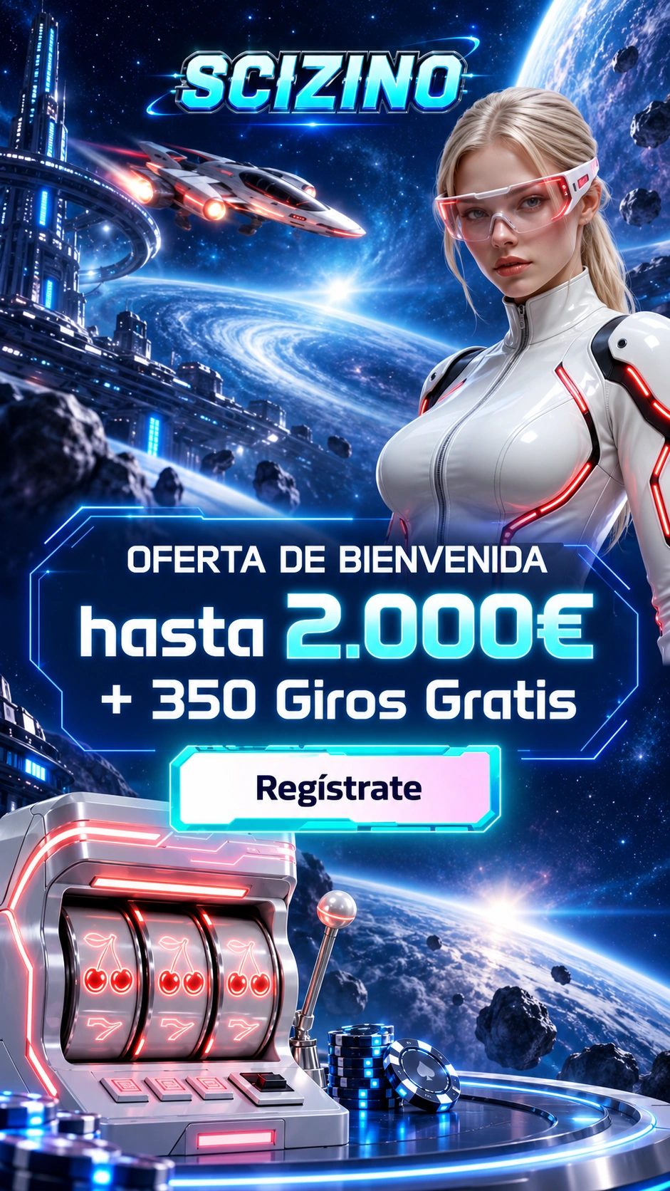 Vista previa de la página de afiliación de Scizino Casino
